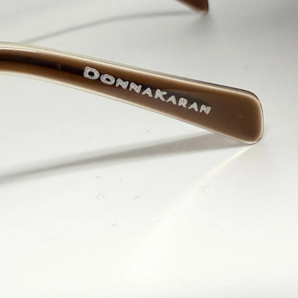 Donna Karan Eyeglasses Frame Brown Rectangle DAP2121AA 135 RC004 Made in Italy‎